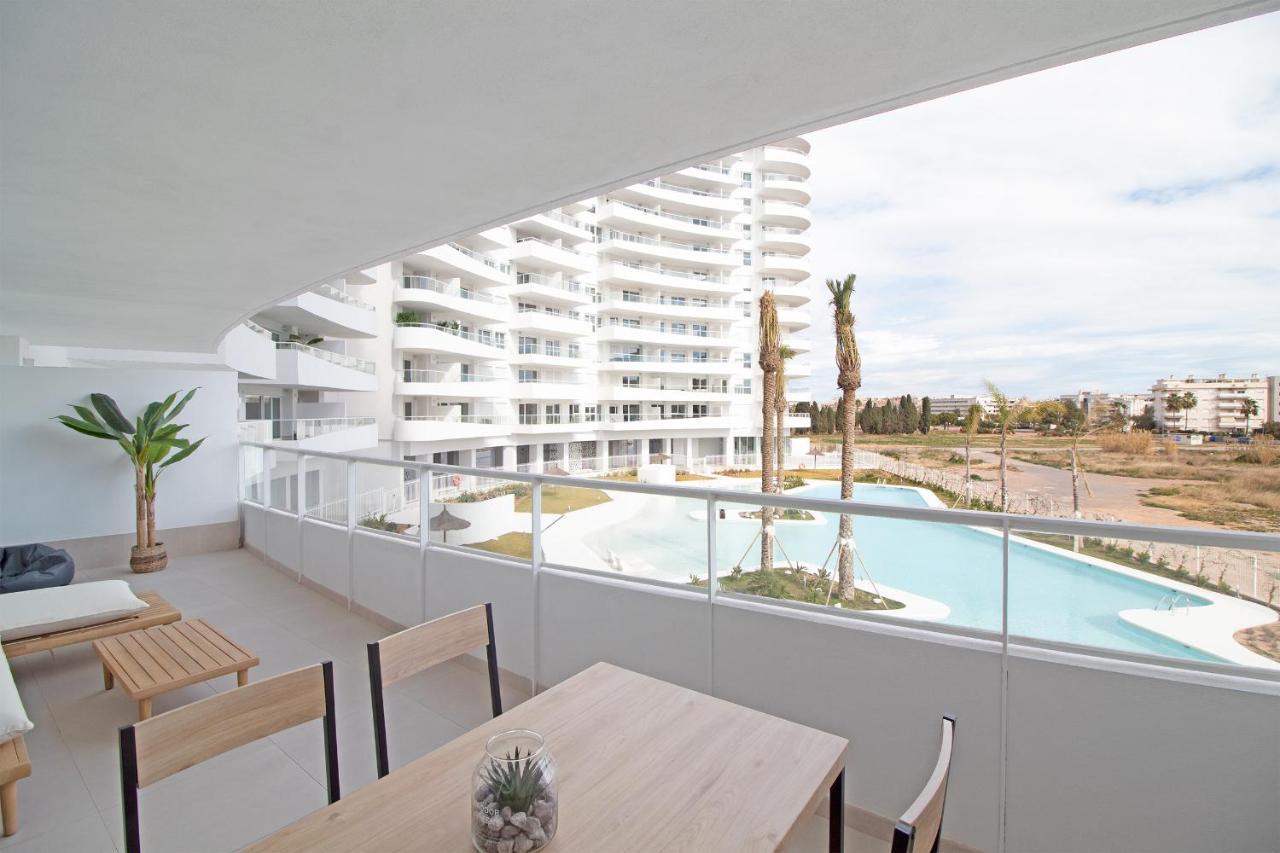 Global Properties, Apartamento Con Terraza Y Vistas A La Piscina En Gran Canet Canet d'En Berenguer Eksteriør bilde