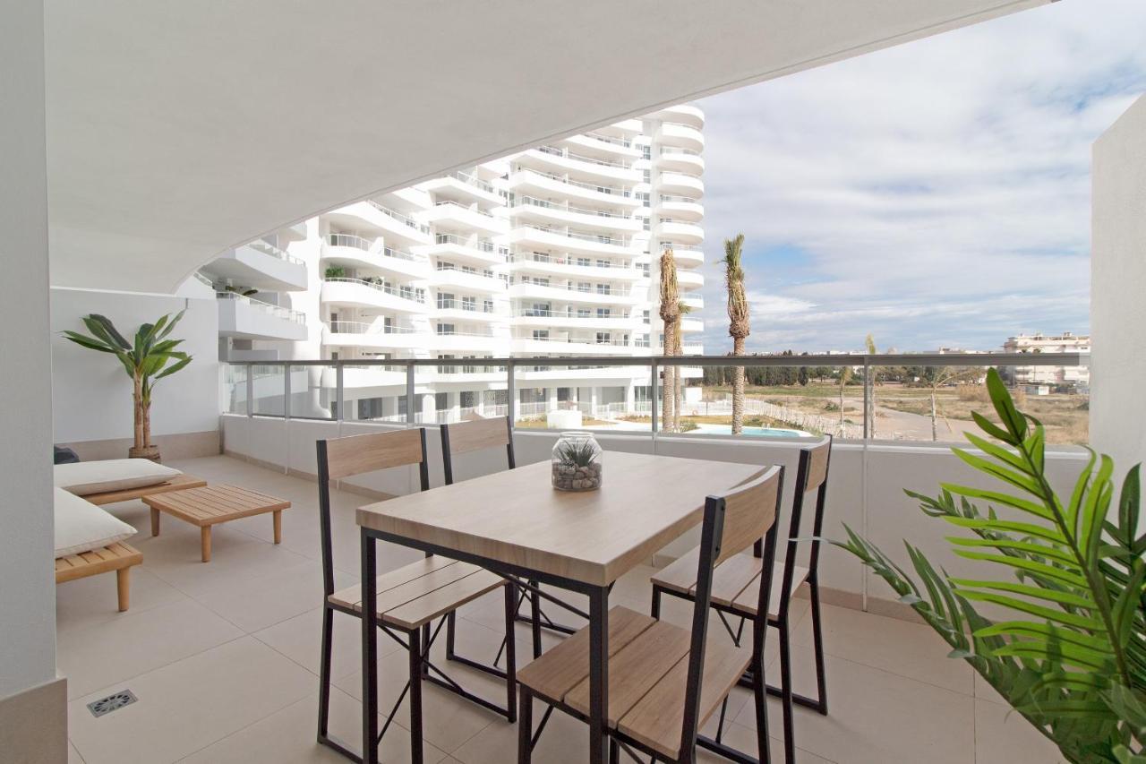 Global Properties, Apartamento Con Terraza Y Vistas A La Piscina En Gran Canet Canet d'En Berenguer Eksteriør bilde